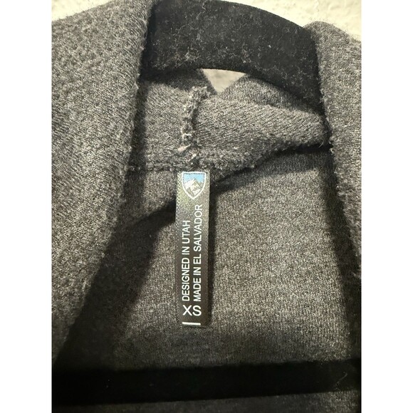 Kuhl Women’s Isla Long Hooded Sweater Jacket Size Xs Gray Wool Blend Outdoors - Picture 6 of 9